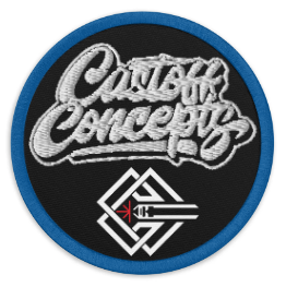 Castoff Concepts Embroidered Patch 1 - Circular ⌀3 in